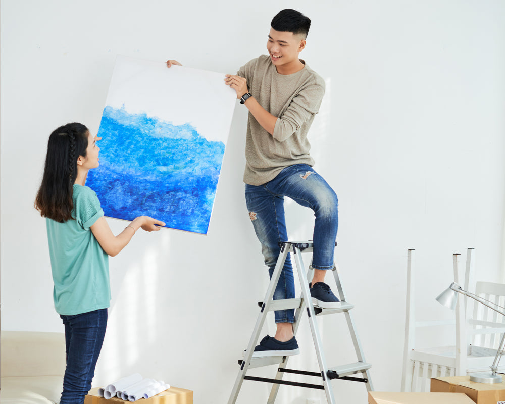 Don't be afraid to decorate your walls